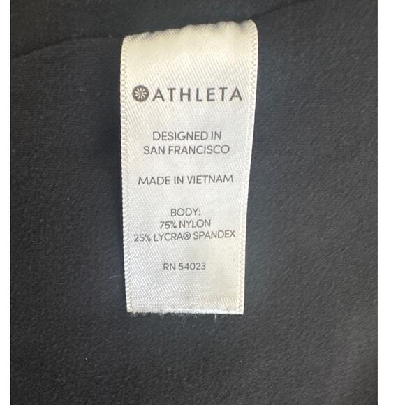 Athleta Crop Black Side Cut Out Design Side Detail Legging Size S - Picture 3 of 7